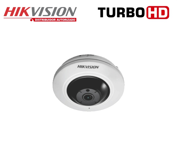 CAMERA FISHEYE HD-TVI 5MP 1,1MM 20M OSD HIKVISION