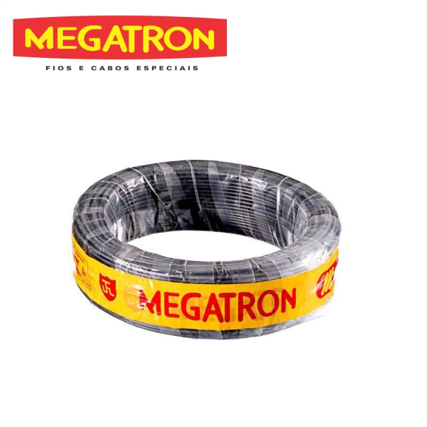 CABO MICROFONE MONO 100M MEGATRON